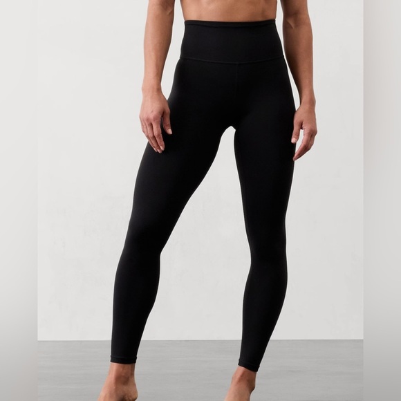 Athleta | Elation High Rise Ribbed Legging Medium Yoga Dance Workout Activewear - Picture 1 of 12